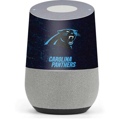 NFL Carolina Panthers Distressed Google Home Skin