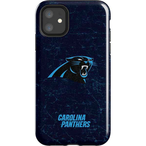NFL Carolina Panthers Distressed iPhone 11 Impact Case