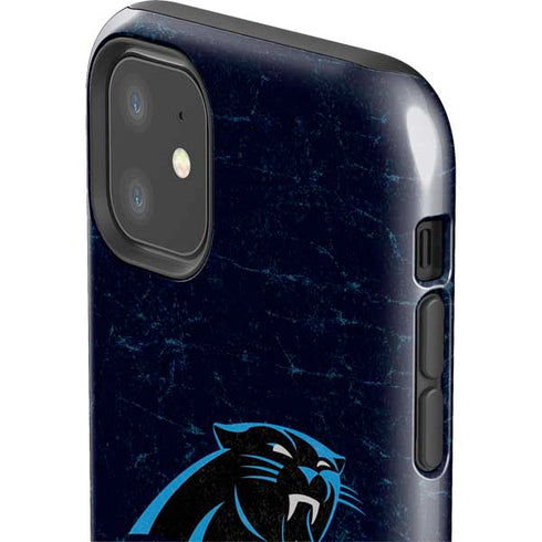 NFL Carolina Panthers Distressed iPhone 11 Impact Case