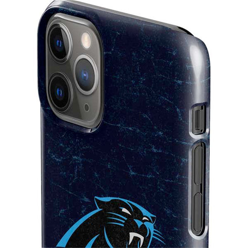 NFL Carolina Panthers Distressed iPhone 11 Pro Lite Case