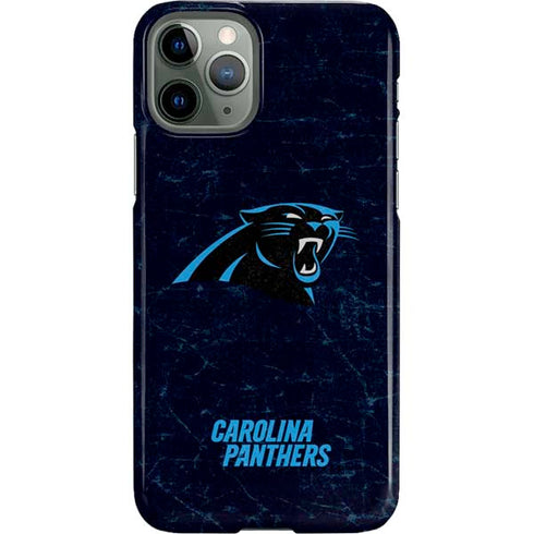 NFL Carolina Panthers Distressed iPhone 11 Pro Lite Case