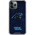 NFL Carolina Panthers Distressed iPhone 11 Pro Max Clear Case
