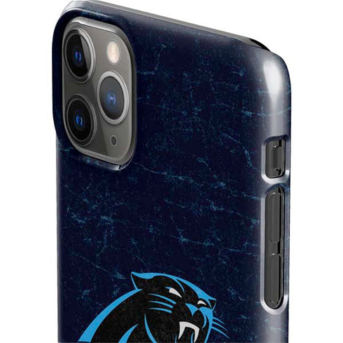 NFL Carolina Panthers Distressed iPhone 11 Pro Max Lite Case
