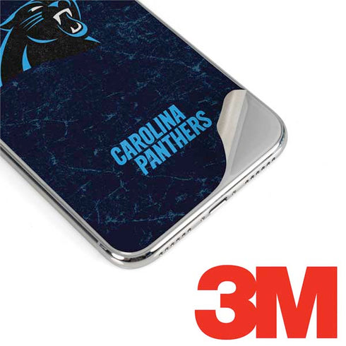 NFL Carolina Panthers Distressed iPhone 11 Pro Skin