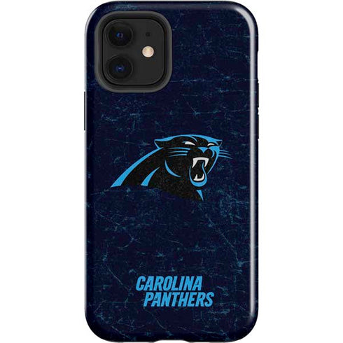 NFL Carolina Panthers Distressed iPhone 12 Impact Case
