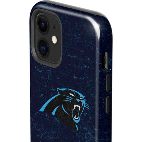 NFL Carolina Panthers Distressed iPhone 12 Impact Case