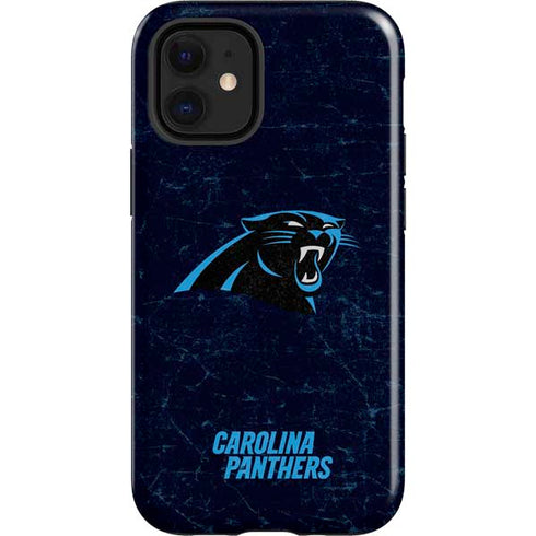 NFL Carolina Panthers Distressed iPhone 12 Mini Impact Case