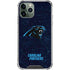 NFL Carolina Panthers Distressed iPhone 12 Pro Clear Case
