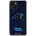 NFL Carolina Panthers Distressed iPhone 13 Clear Case
