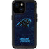 NFL Carolina Panthers Distressed iPhone 13 Mini Waterproof Case