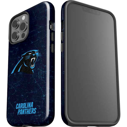 NFL Carolina Panthers Distressed iPhone 13 Pro Max Impact Case