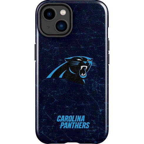 NFL Carolina Panthers Distressed iPhone 14 Plus Impact Case