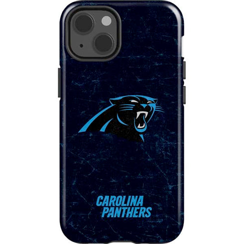 NFL Carolina Panthers Distressed iPhone 15 Impact Case