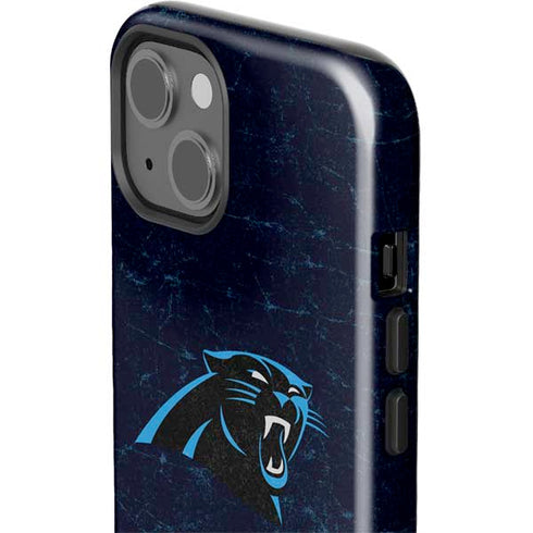 NFL Carolina Panthers Distressed iPhone 15 Impact Case