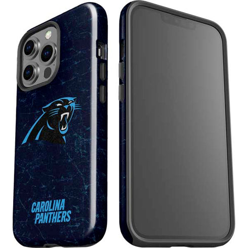 NFL Carolina Panthers Distressed iPhone 15 Pro Impact Case