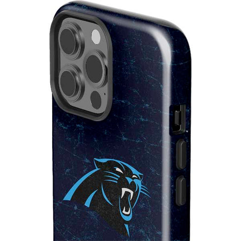 NFL Carolina Panthers Distressed iPhone 15 Pro Max Impact Case
