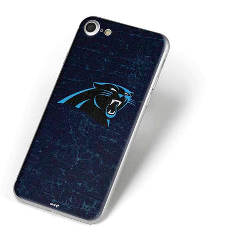 NFL Carolina Panthers Distressed iPhone 7 Skin