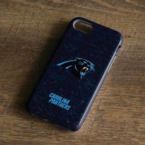 NFL Carolina Panthers Distressed iPhone 8 Pro Case