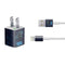 NFL Carolina Panthers Distressed iPhone Charger (5W USB) Skin