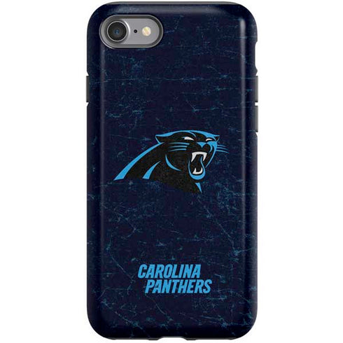 NFL Carolina Panthers Distressed iPhone SE (2nd & 3rd Gen) Pro Case