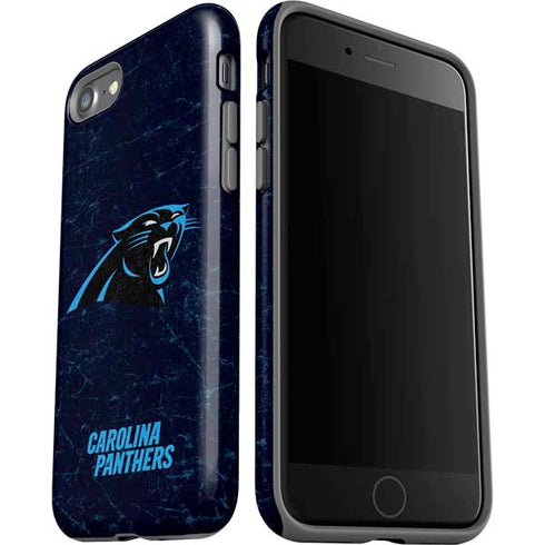 NFL Carolina Panthers Distressed iPhone SE (2nd & 3rd Gen) Pro Case