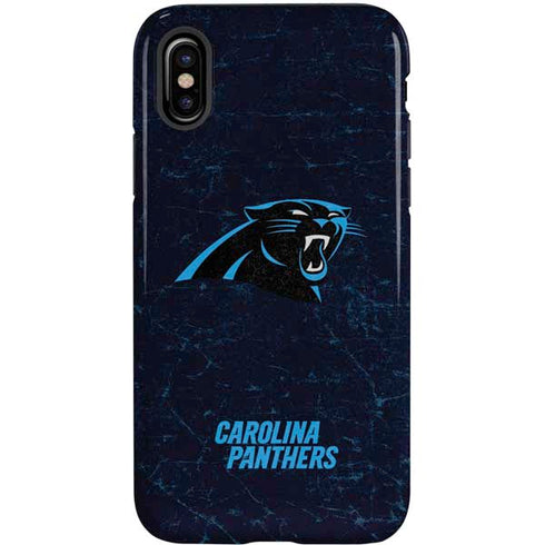 NFL Carolina Panthers Distressed iPhone X Pro Case