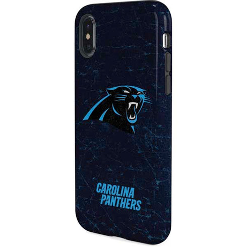 NFL Carolina Panthers Distressed iPhone X Pro Case