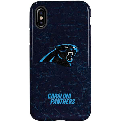 NFL Carolina Panthers Distressed iPhone XS Pro Case