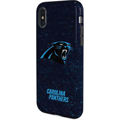 NFL Carolina Panthers Distressed iPhone XS Pro Case