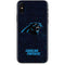 NFL Carolina Panthers Distressed iPhone XS Skin