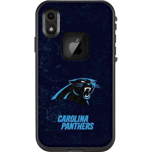 NFL Carolina Panthers Distressed LifeProof Fre iPhone Skin