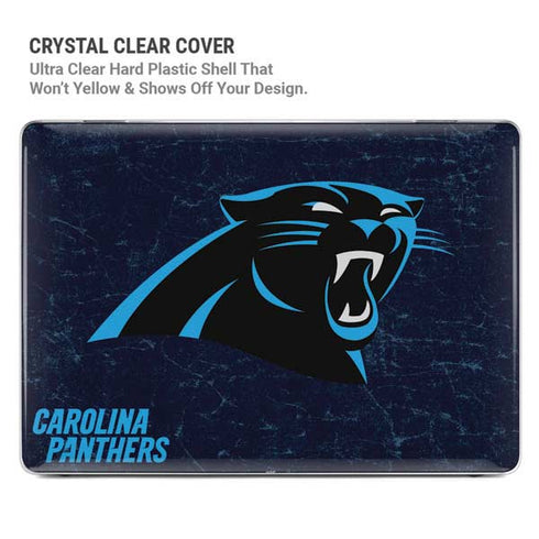 NFL Carolina Panthers Distressed MacBook Air 15in (2023-2025) Case plus Skin