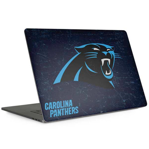 NFL Carolina Panthers Distressed Apple MacBook Pro 15-inch Skin