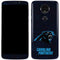 NFL Carolina Panthers Distressed Moto E5 Plus Skin