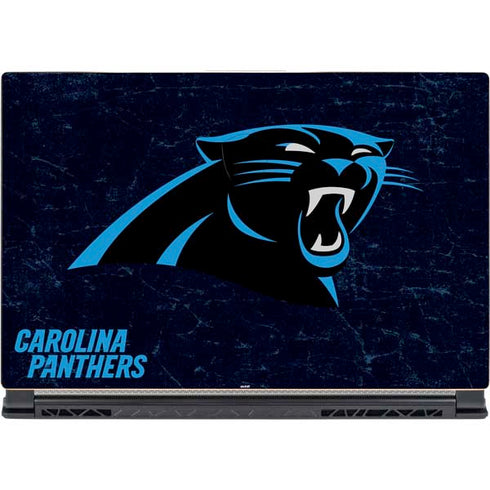 NFL Carolina Panthers Distressed MSI GS65 Stealth Laptop Skin