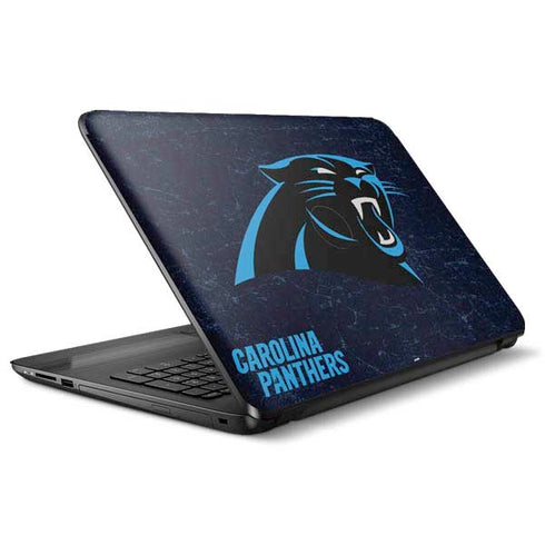 NFL Carolina Panthers Distressed HP Notebook Skin