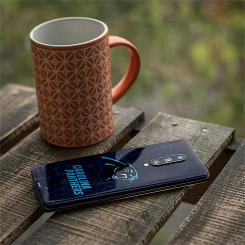 NFL Carolina Panthers Distressed OnePlus 7 Pro Skin
