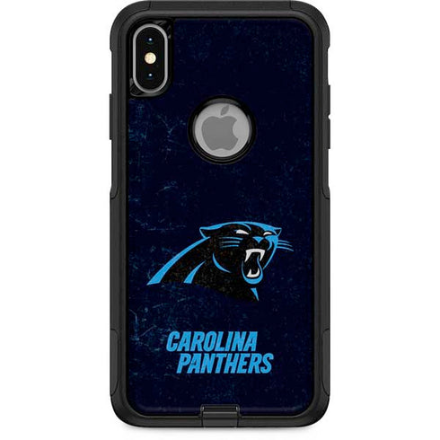NFL Carolina Panthers Distressed Otterbox Commuter iPhone Skin