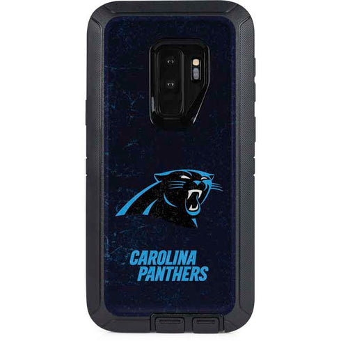 NFL Carolina Panthers Distressed Otterbox Defender Galaxy Skin