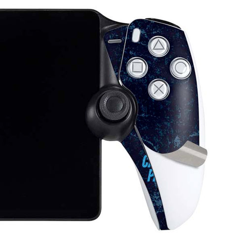 NFL Carolina Panthers Distressed PlayStation Portal Remote Player Skin