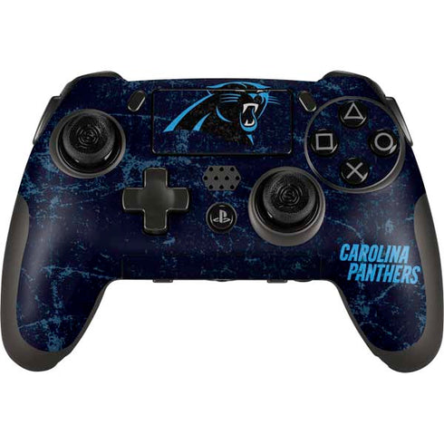 NFL Carolina Panthers Distressed PlayStation Scuf Vantage 2 Controller Skin