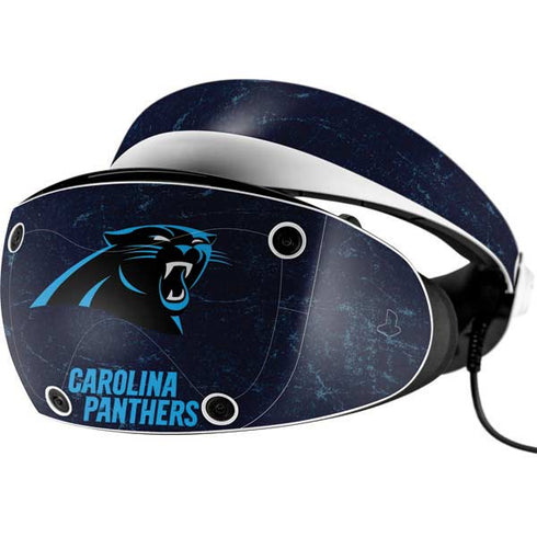 NFL Carolina Panthers Distressed PlayStation VR2 Skin