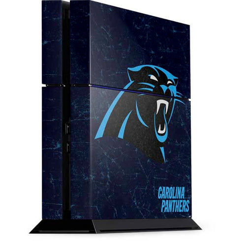 NFL Carolina Panthers Distressed PS4 Console Skin