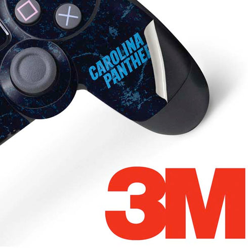 NFL Carolina Panthers Distressed PS4 Controller Skin