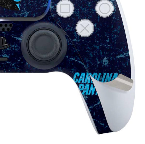 NFL Carolina Panthers Distressed PS5 Controller Skin