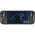 NFL Carolina Panthers Distressed Steam Deck Handheld Gaming Computer Skin