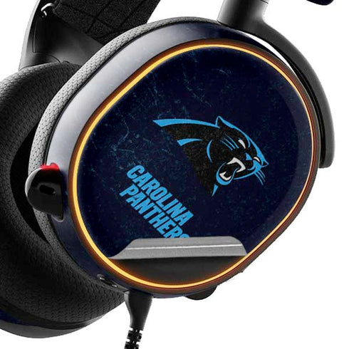 NFL Carolina Panthers Distressed SteelSeries Arctis 5 Skin