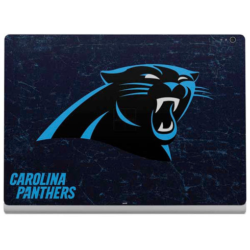 NFL Carolina Panthers Distressed Surface Book 2 15in Skin
