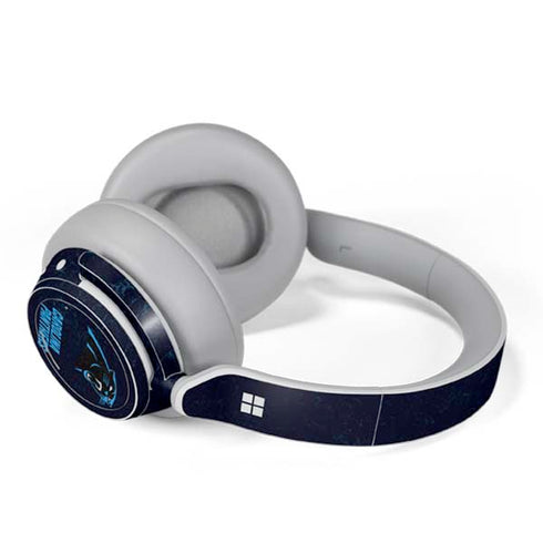 NFL Carolina Panthers Distressed Surface Headphones Skin