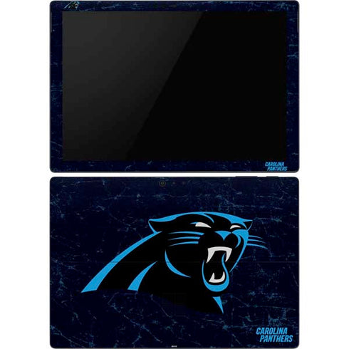 NFL Carolina Panthers Distressed Surface Pro 6 Skin